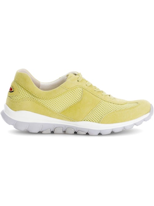 Baskets  en combinaison Nubuck et textile - Kiabi