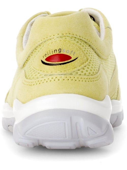 Baskets  en combinaison Nubuck et textile - Kiabi