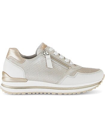 Baskets en cuir