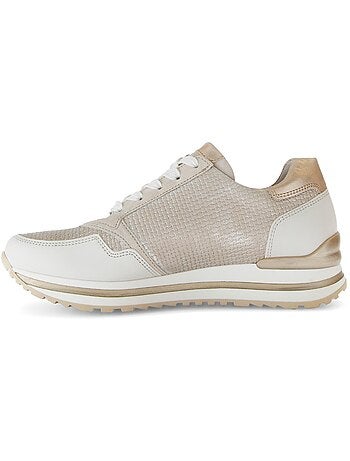 Baskets en cuir