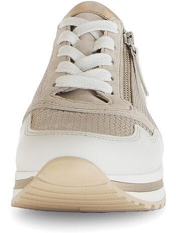 Baskets en cuir