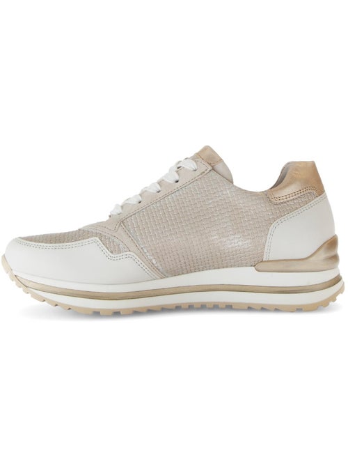 Baskets  en cuir - Kiabi