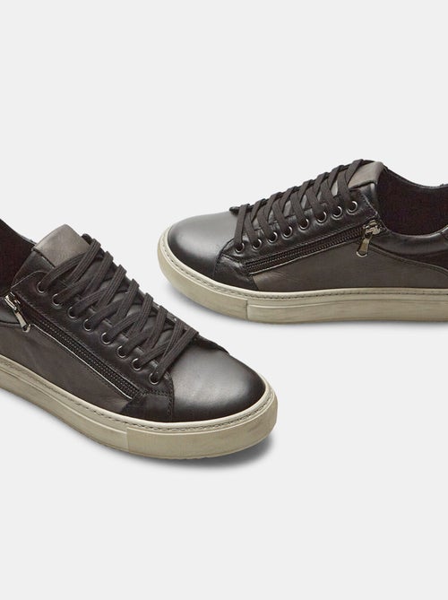 Baskets en cuir BATA - Kiabi
