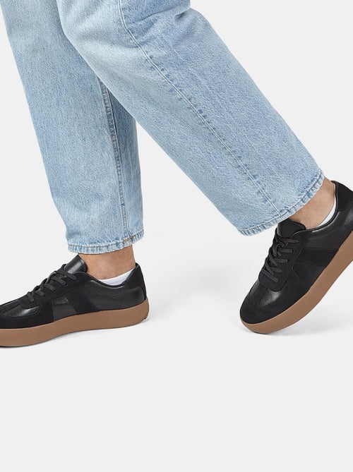 Baskets en Cuir BATA - Kiabi