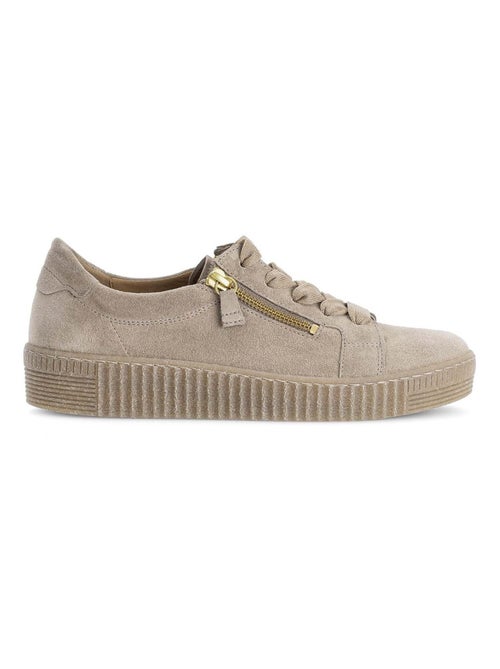Baskets  en cuir - Kiabi