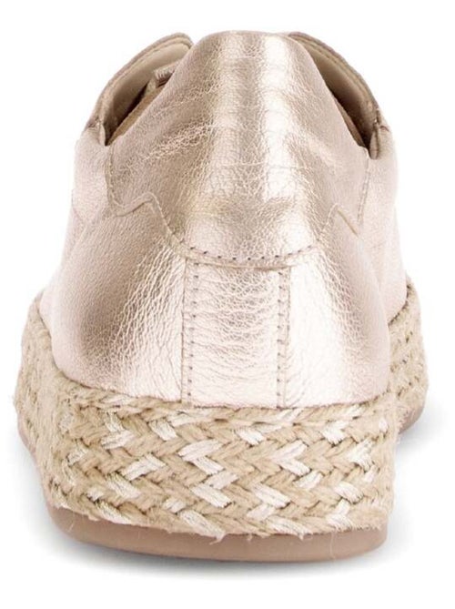 Baskets  en cuir - Kiabi