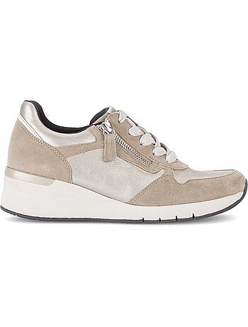 Baskets en cuir