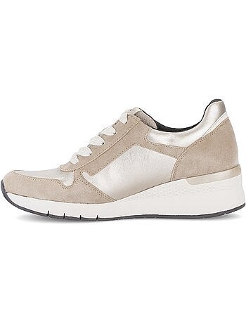 Baskets en cuir