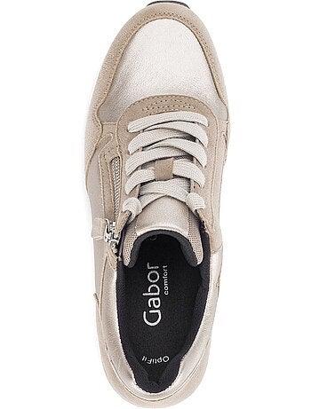 Baskets en cuir
