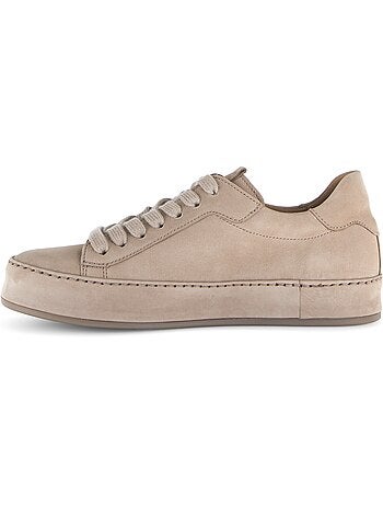 Baskets en cuir