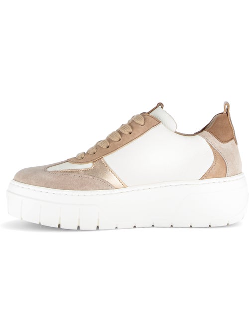 Baskets  en cuir - Kiabi
