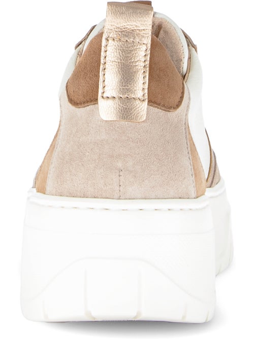 Baskets  en cuir - Kiabi