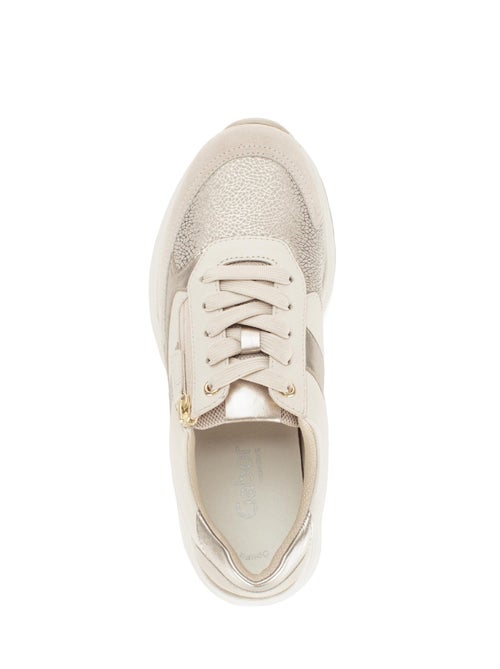 Baskets  en cuir - Kiabi