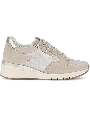 Baskets en cuir