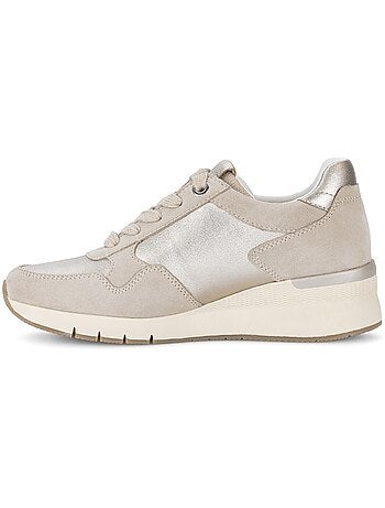 Baskets en cuir