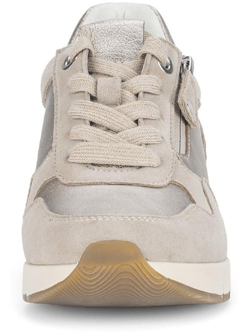 Baskets  en cuir - Kiabi