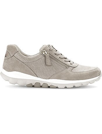 Baskets en cuir
