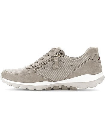 Baskets en cuir