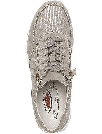 Baskets en cuir