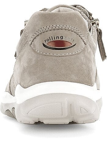Baskets en cuir