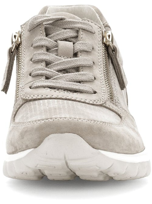 Baskets  en cuir - Kiabi