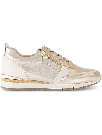 Baskets en cuir