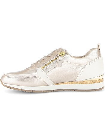 Baskets en cuir