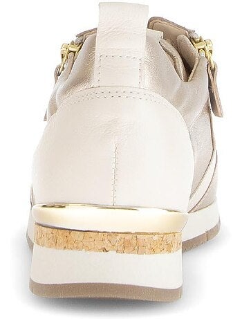 Baskets en cuir