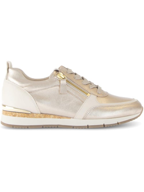 Baskets  en cuir - Kiabi