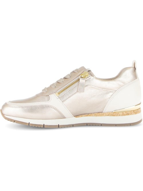 Baskets  en cuir - Kiabi