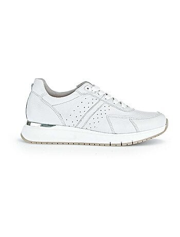 Baskets en cuir