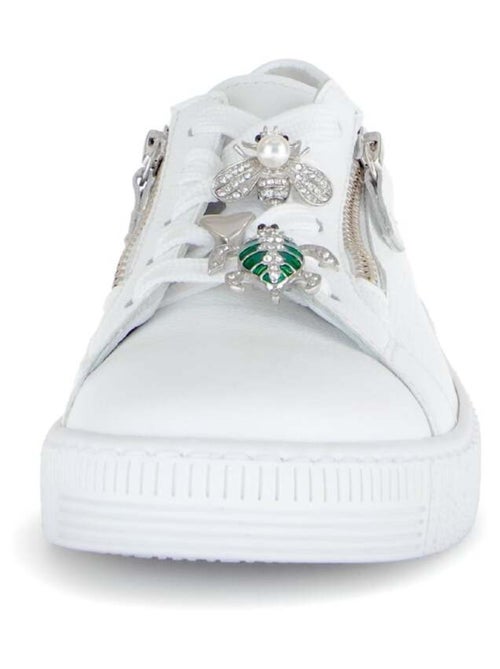 Baskets  en cuir - Kiabi