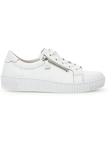 Baskets en cuir