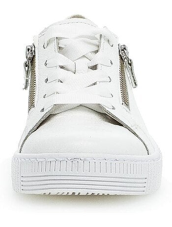 Baskets en cuir