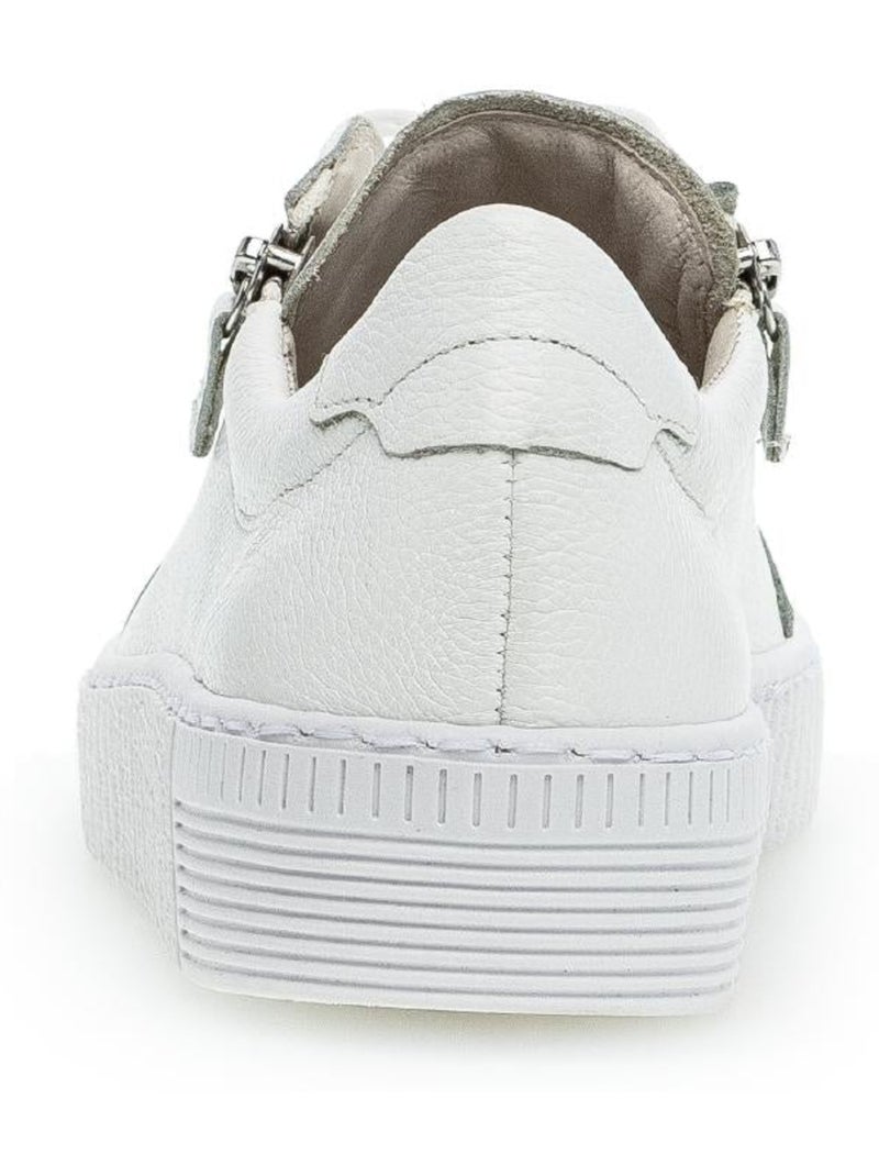 Baskets  en cuir Blanc - Kiabi