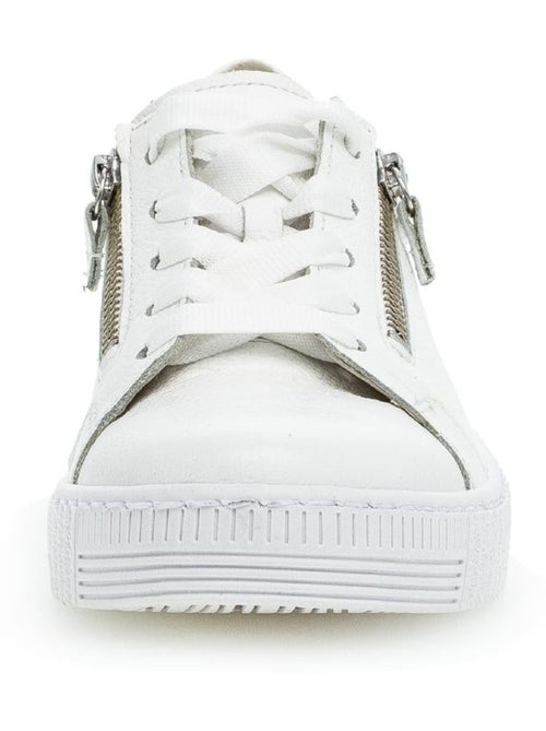 Baskets  en cuir - Kiabi