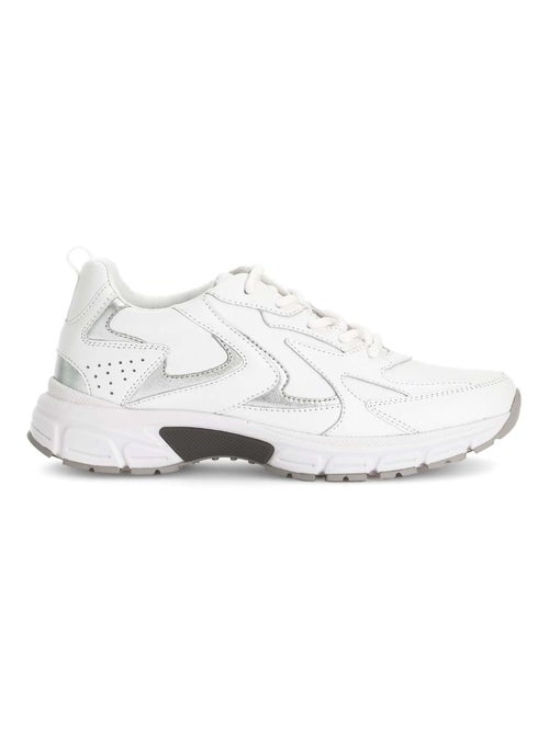 Baskets  en cuir - Kiabi