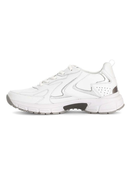 Baskets  en cuir - Kiabi