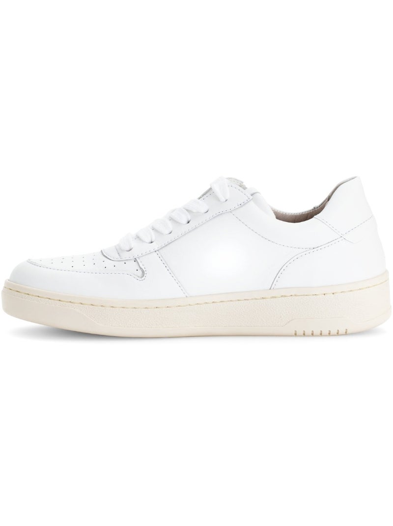 Baskets  en cuir Blanc - Kiabi