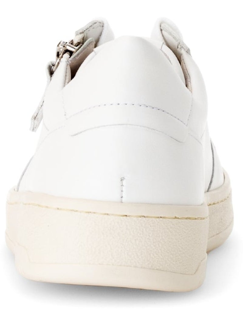 Baskets  en cuir Blanc - Kiabi