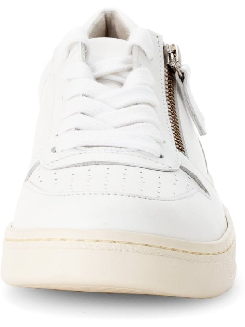 Baskets  en cuir Blanc - Kiabi