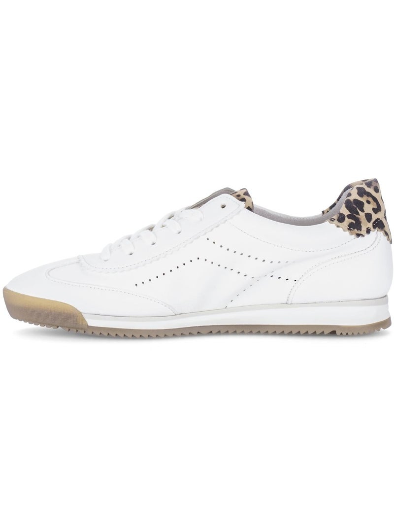 Baskets  en cuir Blanc - Kiabi
