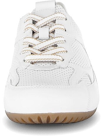 Baskets en cuir