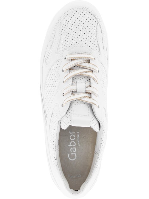 Baskets  en cuir - Kiabi