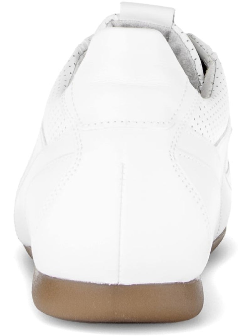 Baskets  en cuir Blanc - Kiabi