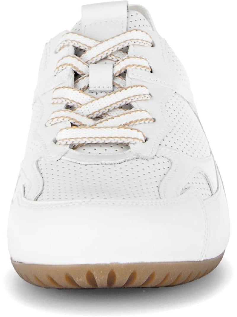 Baskets  en cuir Blanc - Kiabi