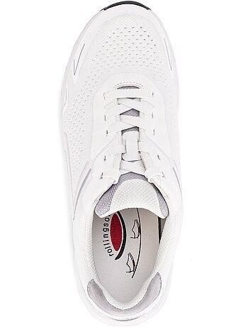 Baskets en cuir