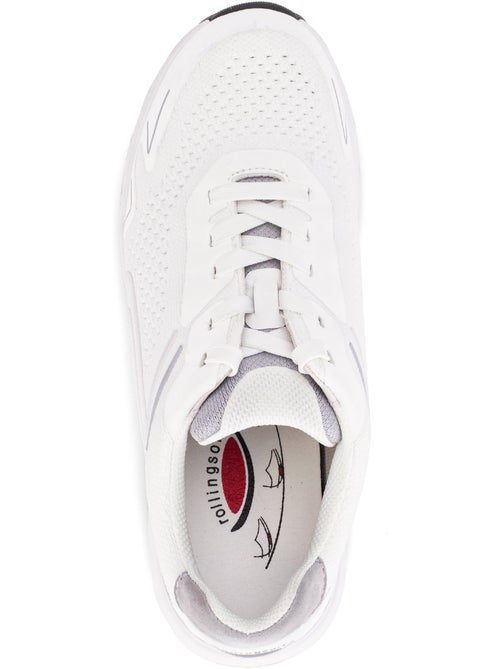 Baskets  en cuir - Kiabi