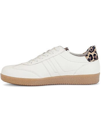 Baskets en cuir