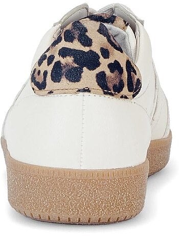 Baskets en cuir